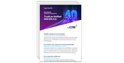 image-industry hightlights - DOCSIS 4.0 